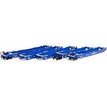 Athearn HO Maxi-III Well Cars APLX #4824 5 ATH98931 HO Rolling Stock