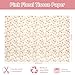 JarThenaAMCS 60 Sheets Pink Floral Tissue Paper Wildflower Gift Wrapping Paper Decorative Art Paper for Spring Summer Wedding Birthday Baby Shower Party DIY Crafts Packaging, 14 x 20 Inch