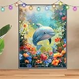 【DIAMOND PAINTING KIT COMPLET】 il s'agit d'un ensemble d'outils de bricolage prêts à l'emploi, comprenant une toile autocollante, des perles de strass en résine, un stylo perforateur, de la colle de perçage, un plateau pour le placement. Diamants avec 18 pièces par pointe de diamant à facettes scintillantes, ce qui rend l'art du diamant fini plus brillant et dimensionnel. Nous avons ajouté 30 % de diamants supplémentaires, vous n'avez pas à vous soucier du manque de diamants.