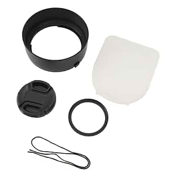 Amazon | レンズフード、傷防止カメラレンズキャップ 43mm 保護