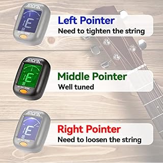 Accordeur de guitare à clipser, accordeurs numériques d’accessoires de guitare avec médiators, pour guitare électronique, guitare acoustique, ukulélé, violon, basse et autres instruments à cordes - Les Beatles, Paul McCartney, John Lennon, RIngo Starr, George Harrison Accordeur de guitare à clipser, accordeurs numériques d'accessoires de guitare avec médiators, pour guitare électronique, guitare acoustique, ukulélé, violon, basse et autres instruments à cordes – Image 3