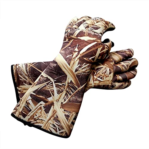 AUSCAMOTEK Waterproof Neoprene Duck Decoy Gloves