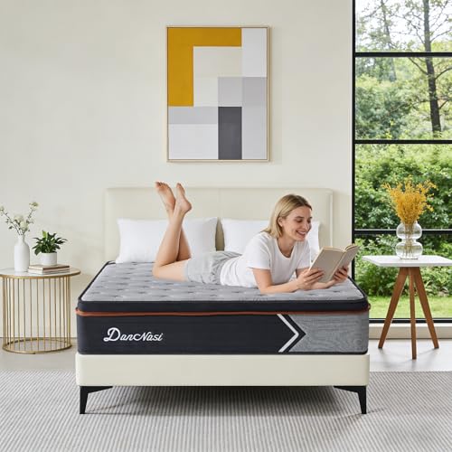 12 Inch Full Size Mattress In a Box, Gel Memory Foam Hybrid Double Bed Mattress, Medium Firm Full Matress With Individual Pocket Spring - Pressure Relief, Motion Isolation, Cool Sleep, Double Mattres
