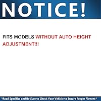 Vista 639 de Detroit Axle - Kit de suspensión frontal de 8 piezas para Dodge Journey 2009-2015, 2 brazos de control inferiores, 2 rótulas, 2 varillas