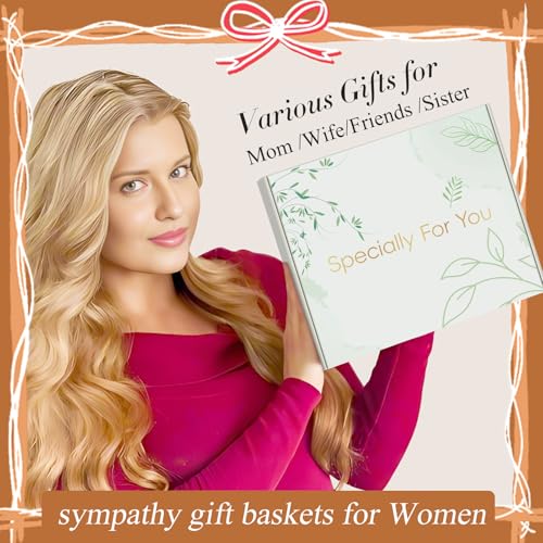 Sympathy Gift Baskets for Loss of Loved One, Bereavement Care Package for Women, Condolence Gift for Mom, Dad, Husband – Grief Support, Miscarriage Gifts for Mother, Sorry for Your Loss by Fyroax - Used condition - Image 7