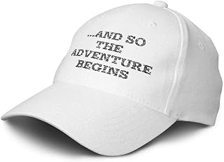 Graphic Hats For Men And So The Adventure Begins Casquette Dad Baseball Cap