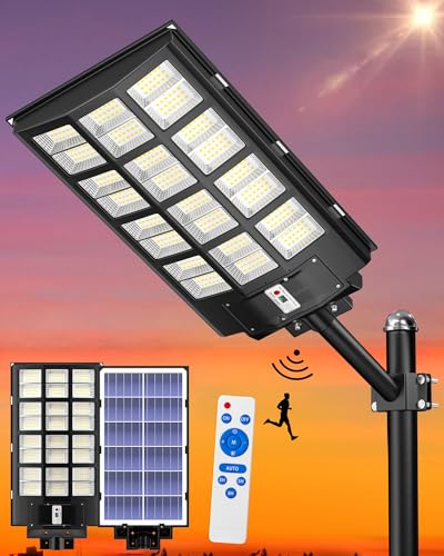 Eclairage public solaire Gefolly SL-6800W pour supprimer les zones sombres