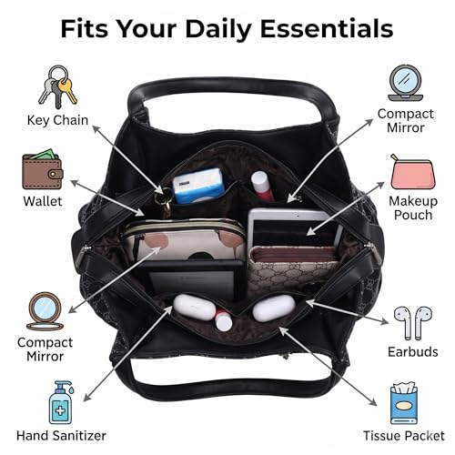 Image of Fostelo Women's Style Diva Satchel Tote Handbag for Women | Ladies Purse | Stylish Shoulder Bag | Gift For Women