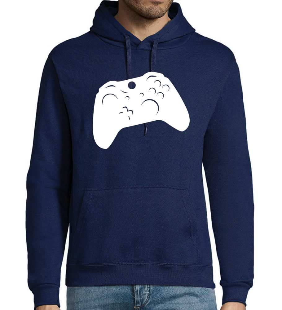 Box One Controller - Sudadera con capucha para hombre, azul marino, XS