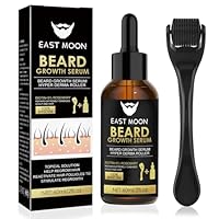 Bartwuchs Kit,Bartwachstum Set mit Bartroller,Bartwuchs Serum Öl/Beard Roller,Beard Growth Kit,Stimuliert Schnurrbart und Haarwachstum,Geschenke für Männer Vater