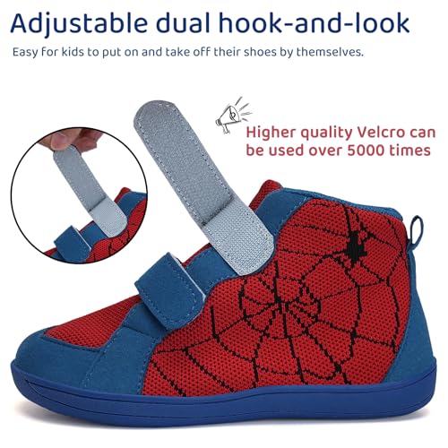 WateLves Toddler Wide Barefoot Shoes Boys Girls Little Kid High Top Minimalist Sneakers | Zero-Drop Healthy Sole | Natural to Grow3