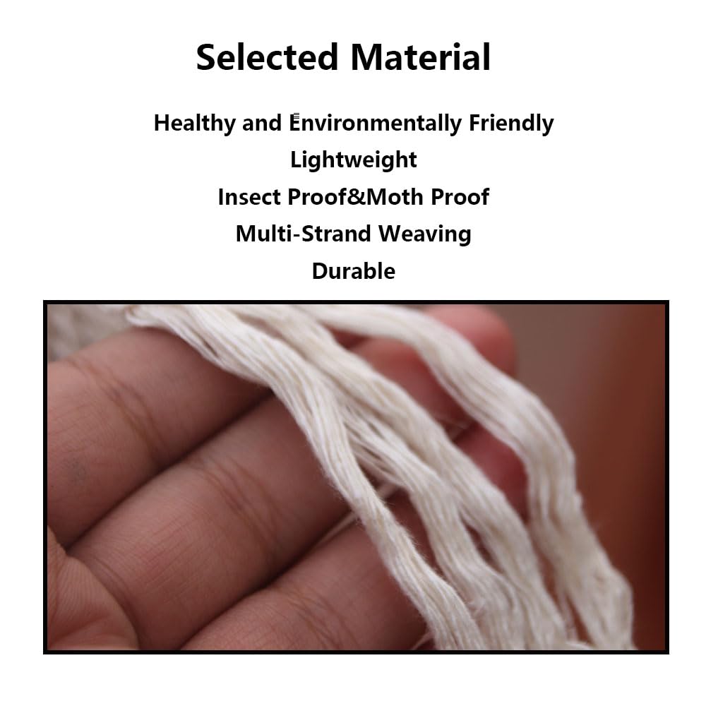 Gepotex Corda In Cotone Intrecciato | Diametro 6 Mm, Lunghezza 50 Metri | Morbida, Non Trattata, Made In Germany