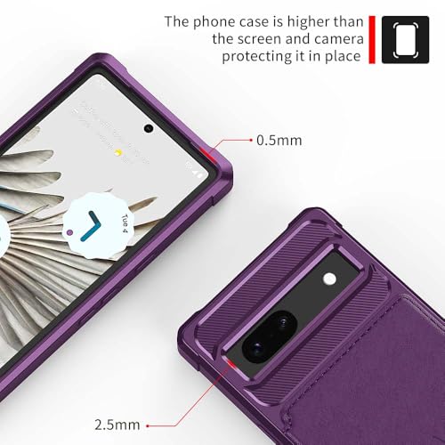 Funda Google Pixel 7A para proteger pantalla y guardar tarjetas de crédito 7