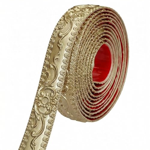 Leenevs Flexible Wall Trim Champagne Gold