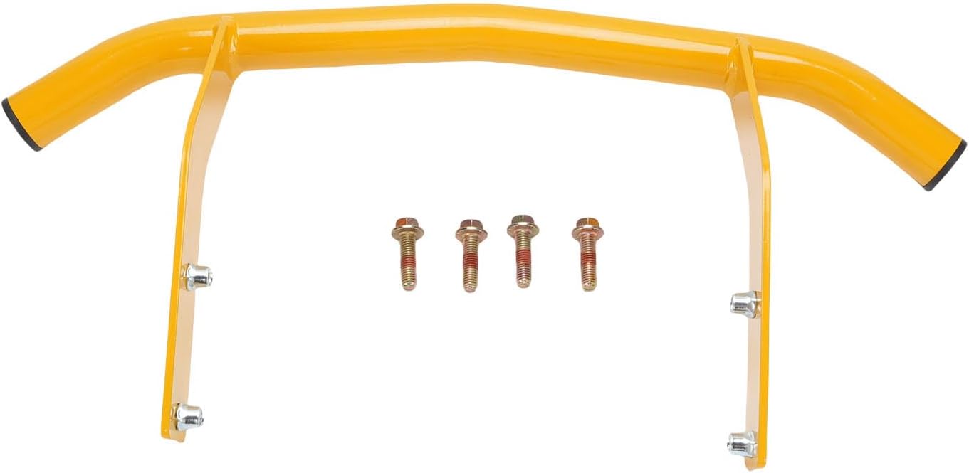 Yellow Heavy Duty Front Bumper Tube for Cub Cadet XT1-GT50 Mower Guard Kit Replacement, ImpactProof Steel for Extra Protection, Fits XT1-LT42 -LT46 XT2-LX54, 1 Set