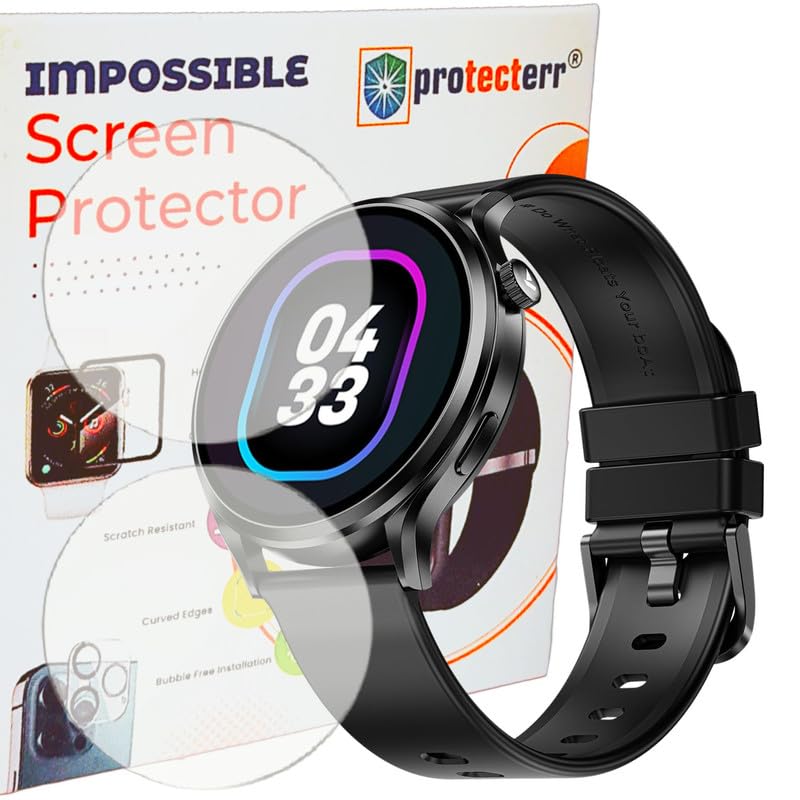 Image of 2 Pack | Screen Protector Guard for Boat Lunar Discovery Pro | 1.39 inch | Smartwatch - Flexible & Ultrathin TPU Film, 9H Scratch Resistant, Bubble Free - Not a Tempered Glass
