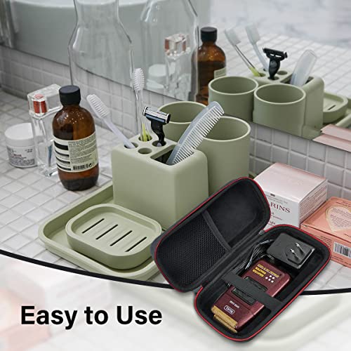 Hesplus Travel Case For Wahl Professional 8061 5-Star Series 8164 Rechargeable Shaver Shaper #TOP6