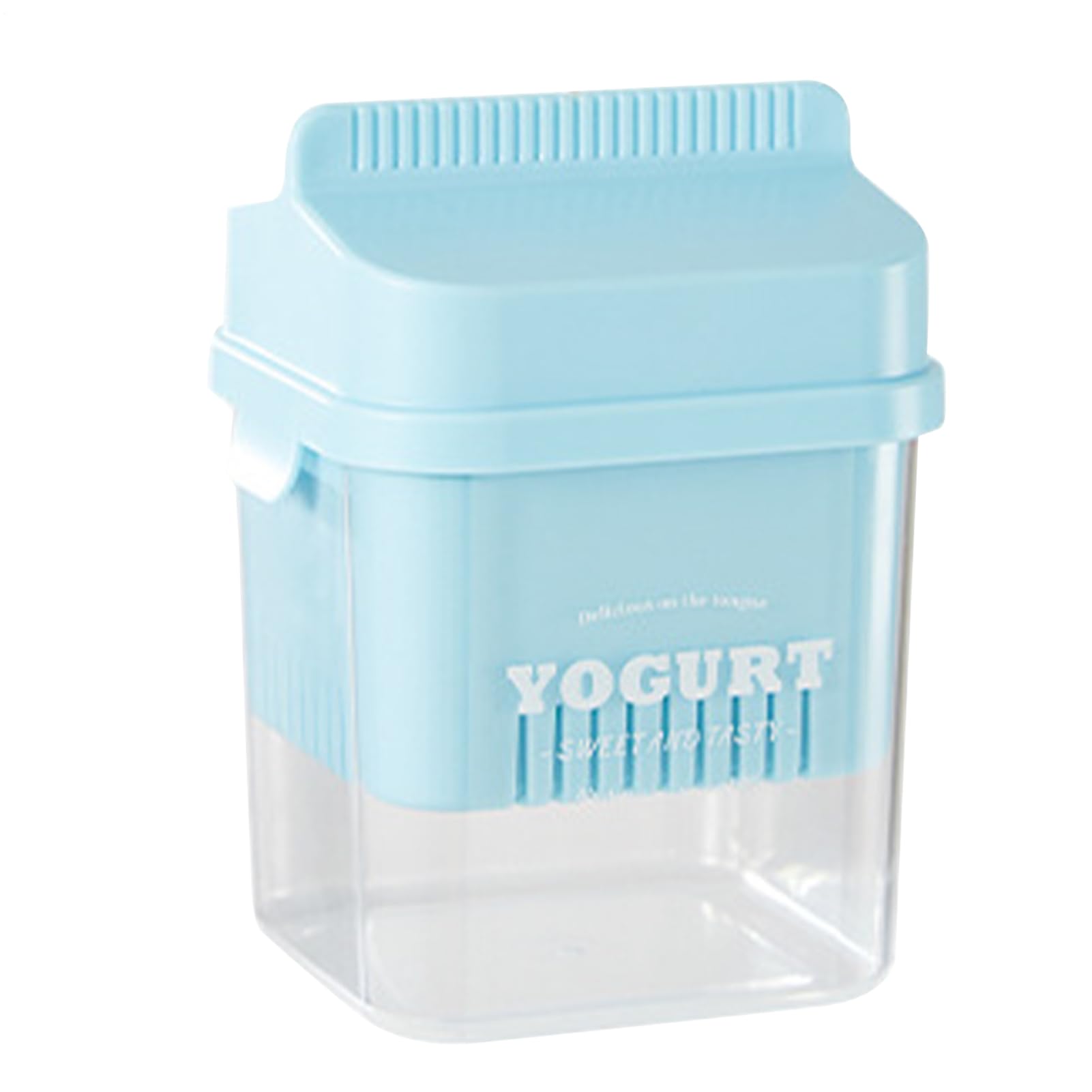 Dry Yogurt Strainer - Large Capacity Pressure Filtration Yogurt Maker with Lid, Efficient Multipurpose Strainer, Buttermilk and Cheese Filter, Fermented Milk Separator for Homemade Greek, Home Use