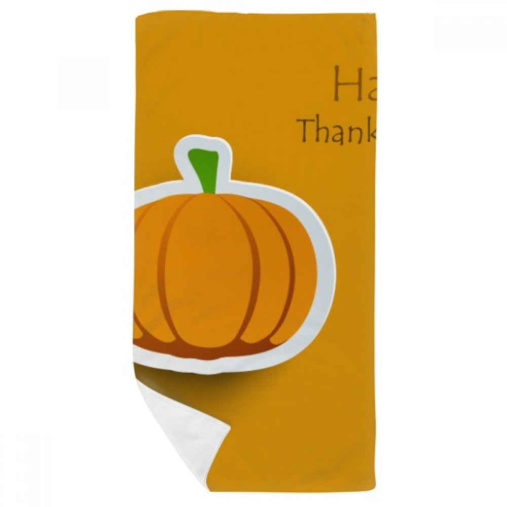 Serviette de bain douce motif Thanksgiving 35x70cm gant de toilette multicolor de qualité supérieur
