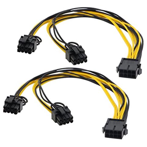 zdyCGTime Dual 8Pin PCI-E Splitter Cable Cover