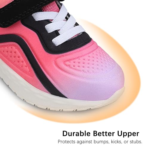 Bigwow Little Girls Sneakers Non-Slip Sports Runnning Shoes2