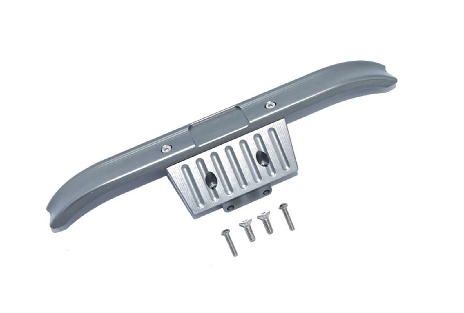 Paraurti RC per Arrma per Outcast ARA106060 per Notorious 6S per BLX ARA106044 ARA8611V5 RC Auto Accessori di Aggiornamento Paraurti Anteriore Alluminio(Gray)