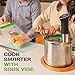 SOUSVIDE ART Sous Vide Immersion Cooker Kit - Machine with Digital Timer, Temp Control, 30 Bags, Vacuum Pump, Suvee Cooker Gift for Chefs