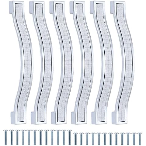 TsunNee 12 Stück glänzende Kristall-Schrankgriffe Cover