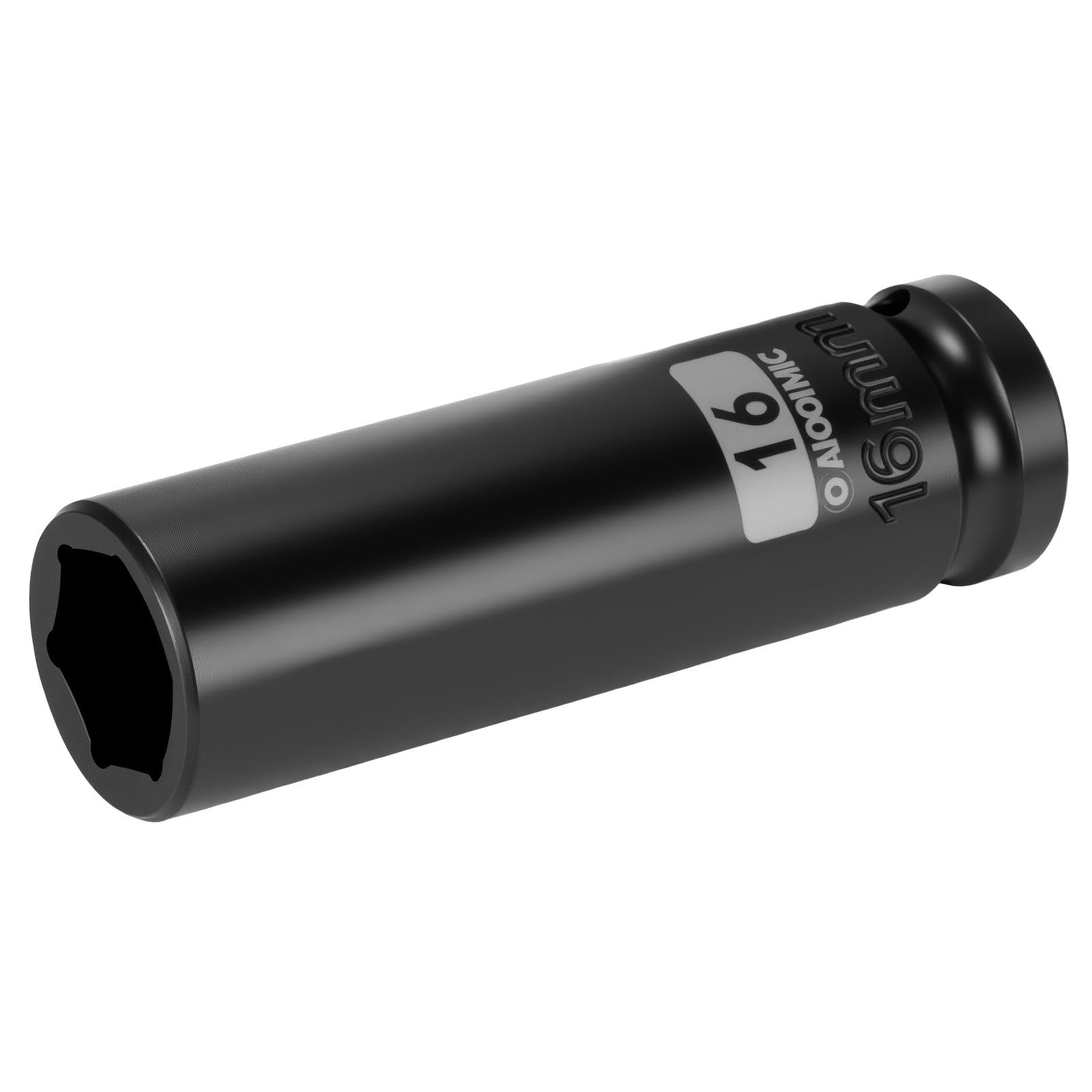 1/2 Inch Drive x 16mm Deep 6PT CR-MO Impact Socket for Removing Axle nut