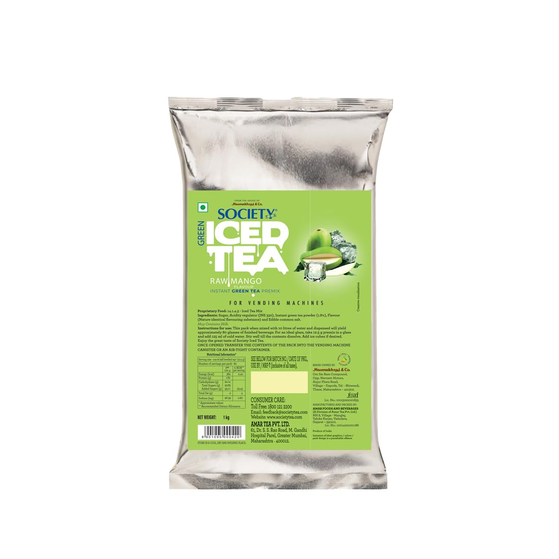 Iced Tea | Raw Mango | Refreshing & Tasty | 1 kg | Pack of 1