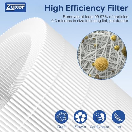 Image of B-D02L Replacement Filter,Compatible with MOOKA B-D02L /M05 Air Purifier,Also fits VEWIOR B-D02U&KOIOS B-D02L Air Purifier,Replacement Filter for MOOKA Air Purifier B-D02L 1-Pack