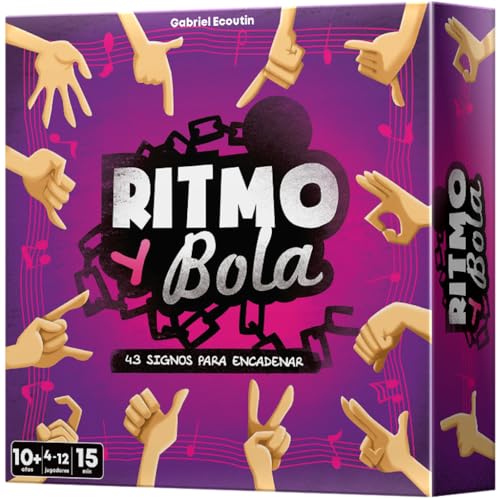 Cocktail Games | Ritmo y Bola | Juego de Fiestas para Adultos y Familias| A Partir de 8 Años | De 4 a 12 Jugadores | 15 Minutos por Partida | Español