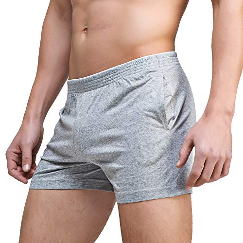 Rexcyril Men's Running Workout Active Shorts Cotton Gym Training Lounge Sleep Bottoms3