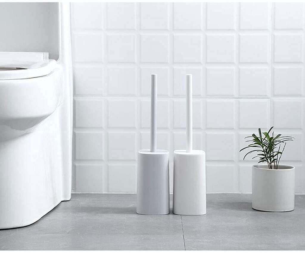 Szczotka do Toalety, Szczotka Do WC Z Uchwytem Miękkie Włosy Długa Rączka Uchwyt Na Szczotkę Do WC WC Zestaw Szczotek Do Czyszczenia WC Szczotka Do Miski Klozetowej Czyszczenia(Pink)