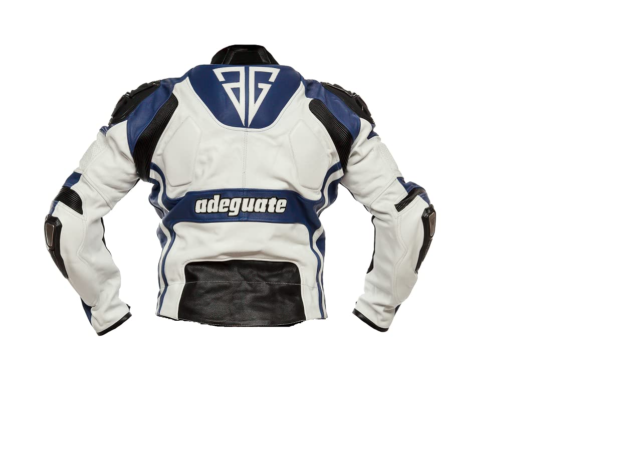 Motorcycle Jacket for Men Motorbike Real Leather Biker Riding Jacket with Armor Protection — view 2