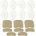 JZK 20 Gluant éponge talon autocollantes + 8 latex doux Demi Semelles Coussinet Plantaires glisser des coussinets de coussin à talons hauts pour grandes chaussures lâches pour homme femme