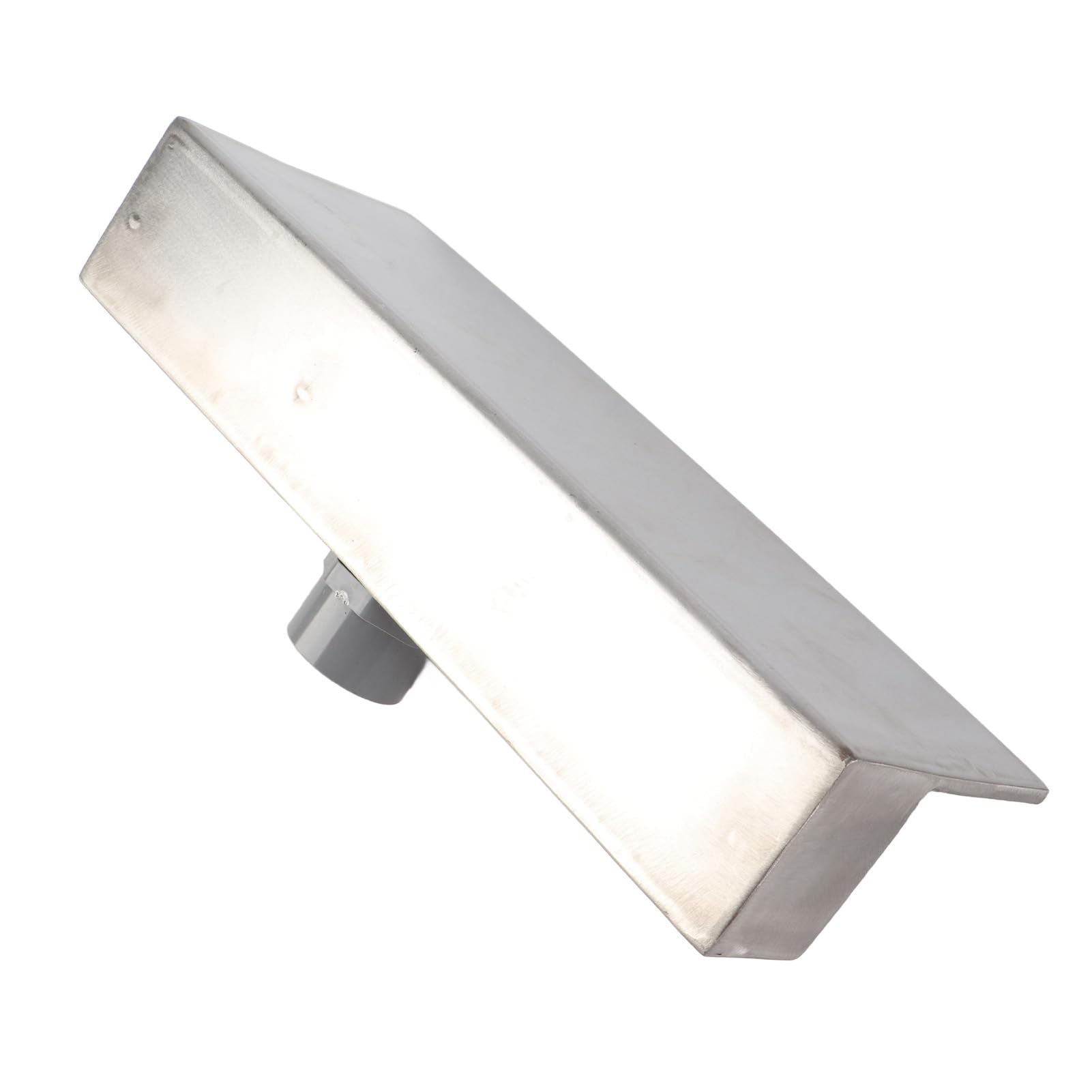 Salida de Cascada, Aliviadero de Fuente Decorativo de Acero Inoxidable 304 con Elegante Acabado Pulido y Diseño de Apertura Superior Amplia, para Patio, Jardín, Villa, Piscina (300MM)
