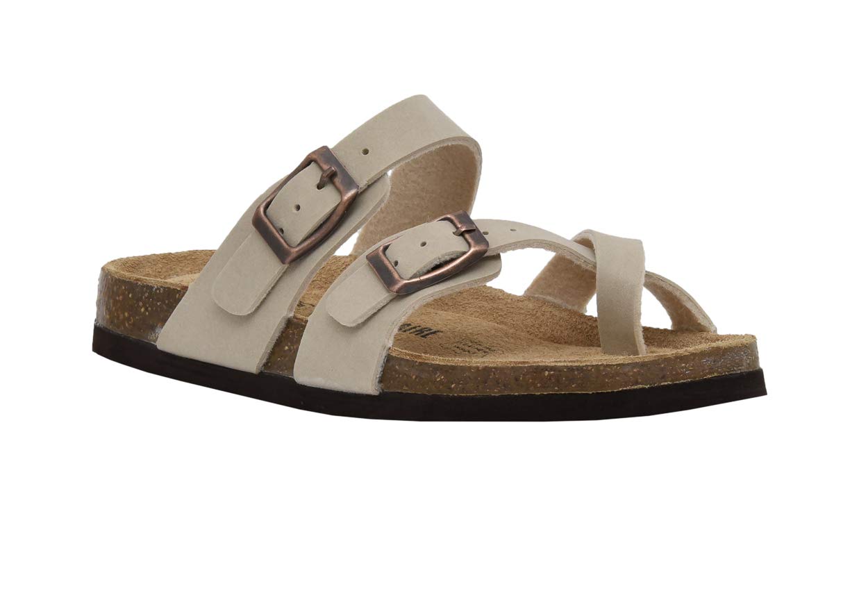 CUSHIONAIREKid's Luna JR Cork footbed Sandal with +Comfort