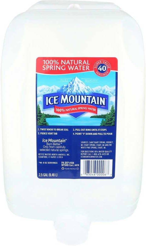 100% Natural Spring Water 320 OZ (Pack of 2)