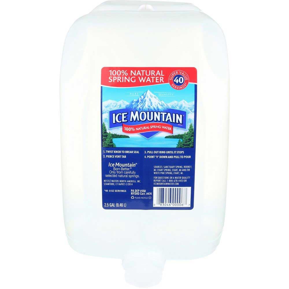 Ice Mountain 100% Natural Spring Water 320 OZ (Pack of 2)