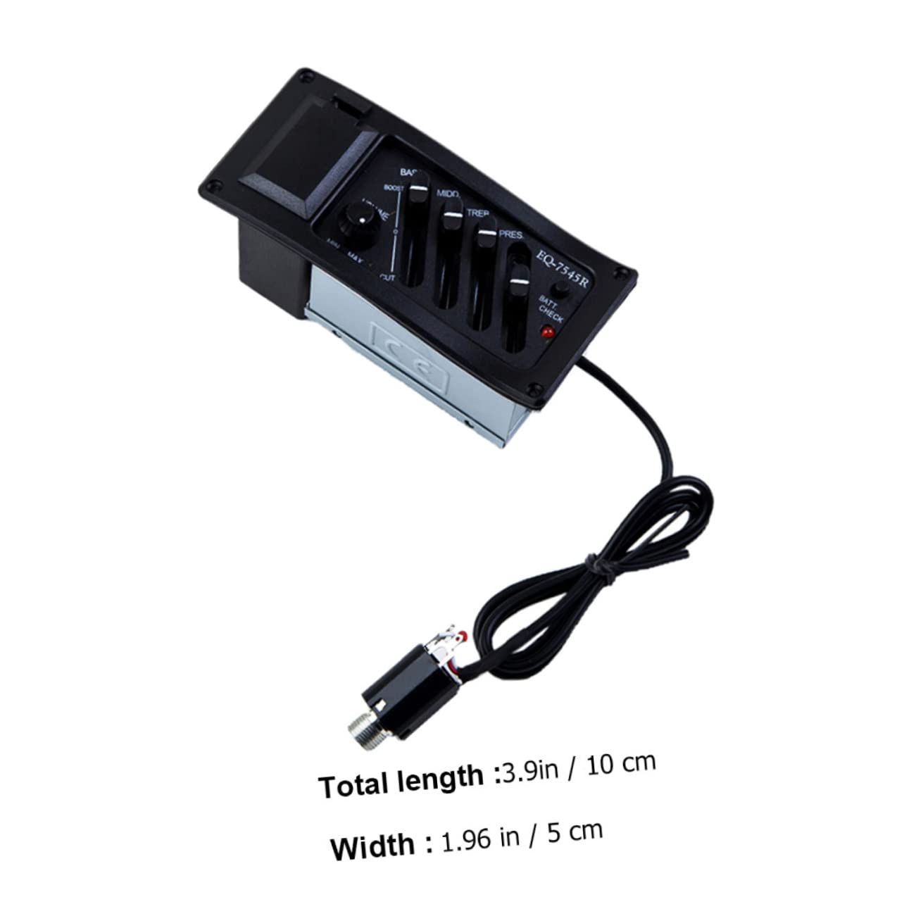 BESPORTBLE Band Eq Guitar Pickup with Cable Compact Instrument Accessory for Acoustic Guitar Lightweight Design Easy Installation