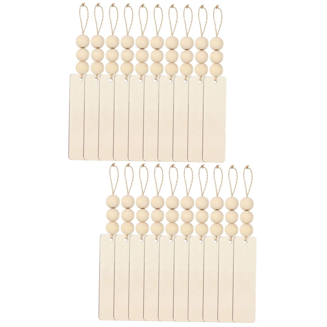 Marque-pages de Noël loisirs créatifs support vierge pour DIY et décoration de fête