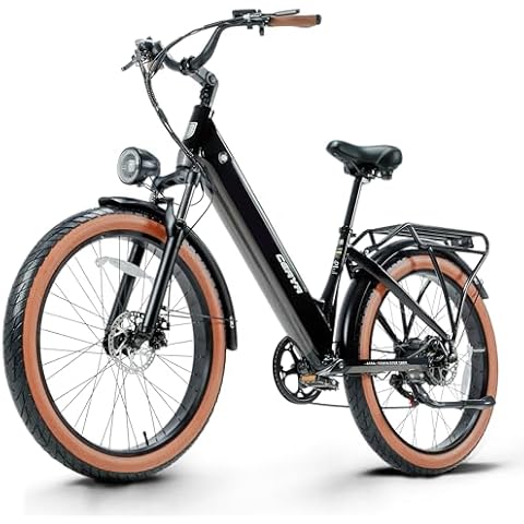 CEAYA AZ26 Urban Electric Bike with 7 Speed Cover