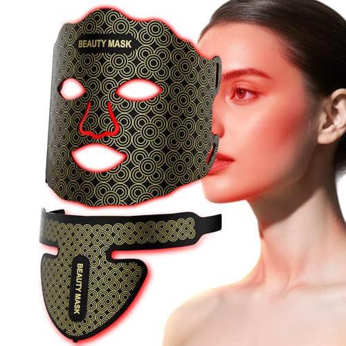 Rkdely Máscara LED Facial 7 Colores