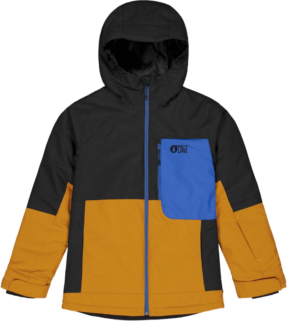 Picture DAUMY Jacke 2025 - Black Mood Print Honey Jugend Ski Jacke