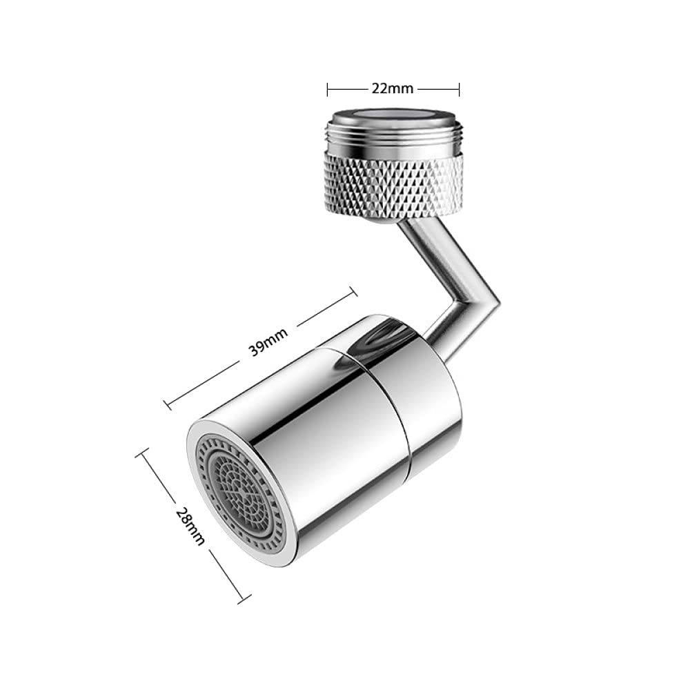 VVW&LIU Filtro antispruzzo Universale da 720 Gradi Rubinetto da Cucina Girevole a Risparmio idrico Anti spruzzatore Gorgogliatore d'Acqua Forniture da Cucina, Filtro antispruzzo