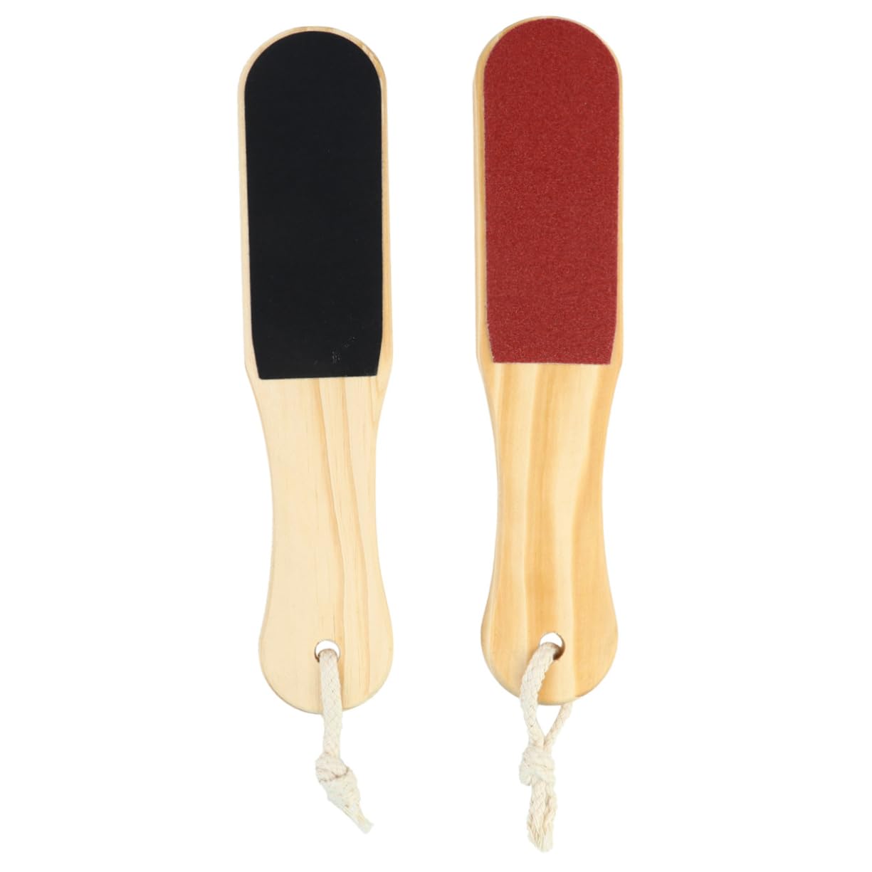 TOVINANNA 2pcs Double Sided Foot Remover Ergonomic Wood File Durable Foot Care Tool for Dead Skin Removal for Home and Professional Use