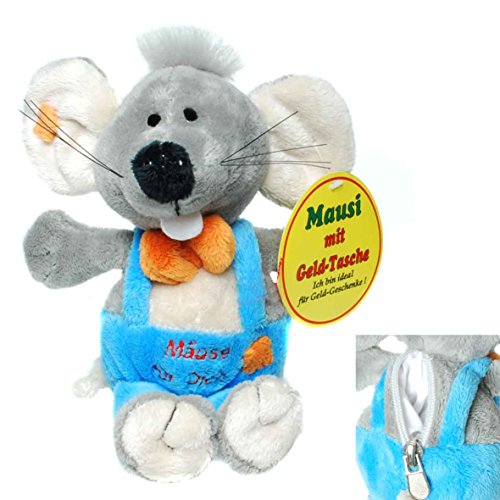 Preisvergleich Produktbild Udo Schmidt Kleine Plüschmaus als Geldgeschenk