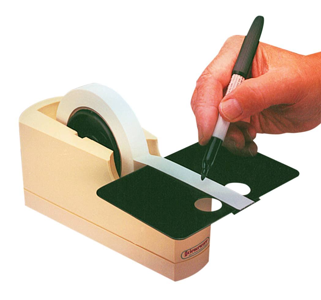 Tape Dispenser for Write-On Label Tape