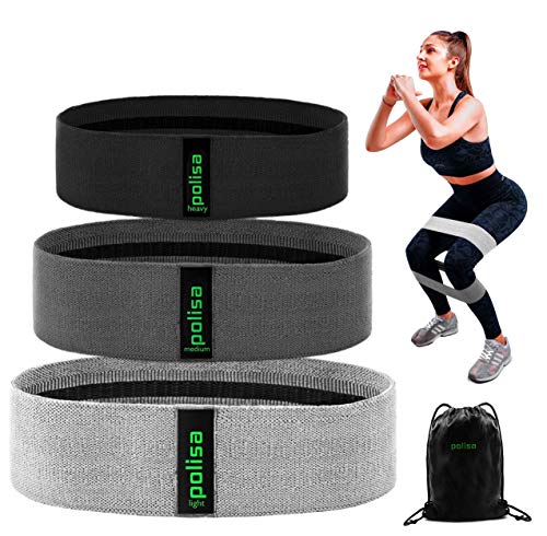Polisa Resistance Exercise Bands for Legs and Butt | Workout Bands Booty Bands